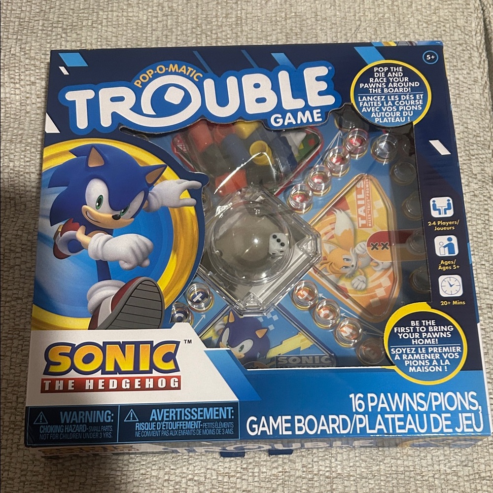 Sonic Trouble Game - Blue